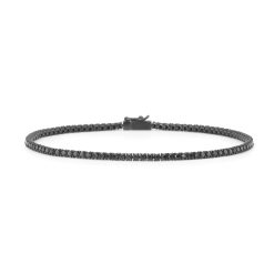 Moda Tennis Bracelet Black