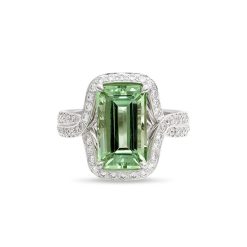 Green Beryl Ring
