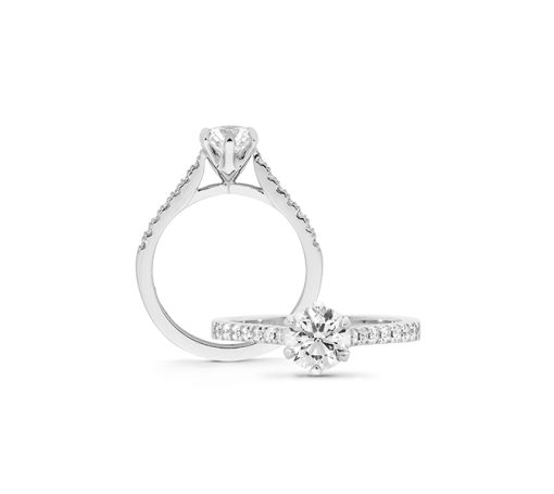 Round Brilliant Cut Engagement Ring