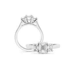 Emerald Cut Engagement Ring
