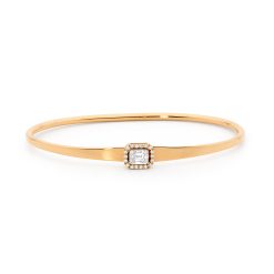 Rose Gold Diamond Bangle