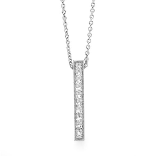 Moda Diamond Bar Pendant - Image 2