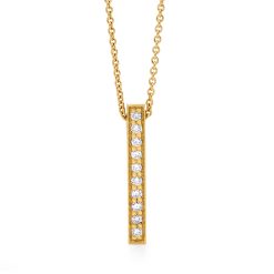 Diamond Bar Pendant