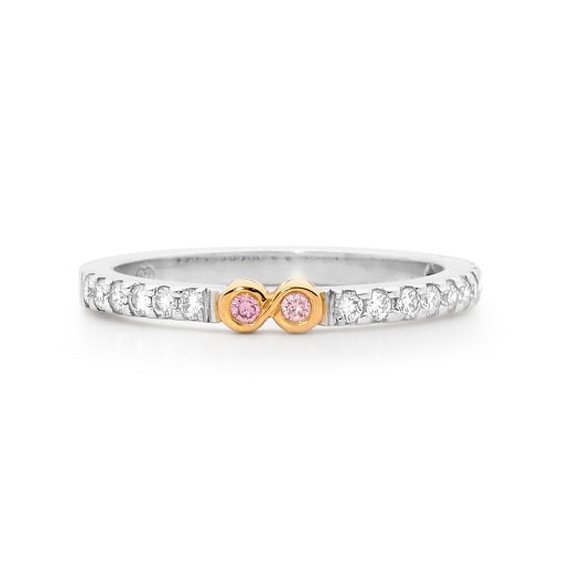 Float Set Infinity Diamond Band