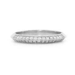 French Curve Diamond Band