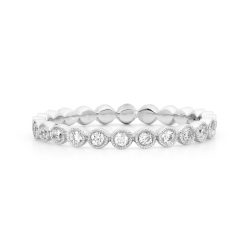 Bezel Set Diamond Band