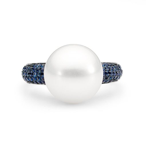 Sapphire and Pearl Ring - Image 2