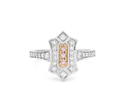 Bel Deco Pink Diamond Ring - Image 2