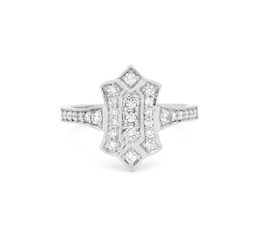 Bel Deco White Diamond Ring