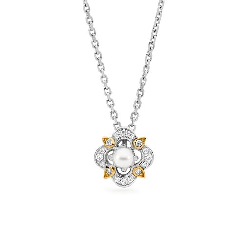 Bel Fleur Seed Pearl Pendant