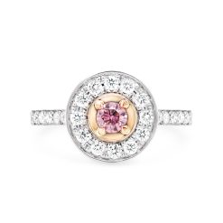 Round Argyle Pink Diamond Ring