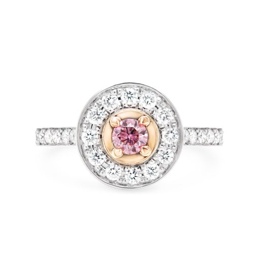 Round Argyle Pink Diamond Ring