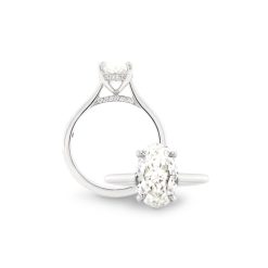 Oval Solitaire Engagement Ring