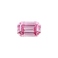 Natural Fancy Intense Purplish Pink Emerald Cut Diamond