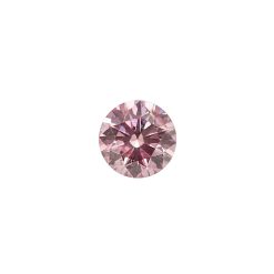 Natural Fancy Intense Purplish Pink Round Cut Diamond