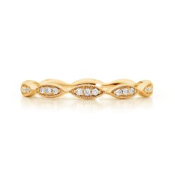 Marquise Shape Diamond Band