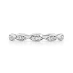 Marquise Shape Diamond Band