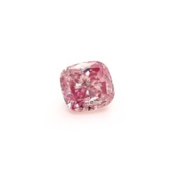 Natural Fancy Pink Cushion Cut Diamond