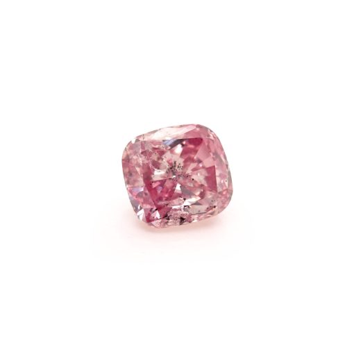 Natural Fancy Pink Cushion Cut Diamond