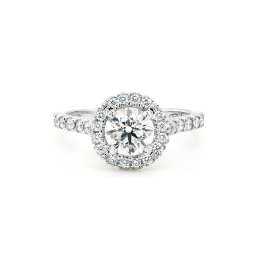 Round Brilliant Cut Diamond Halo Ring