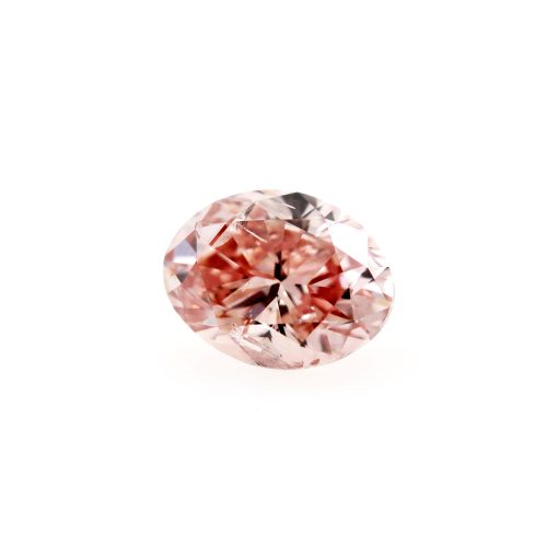 Natural Fancy Intense Pink Rose Oval Diamond - Image 2