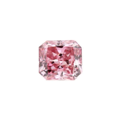 Natural Fancy Intense Pink Radiant Cut Diamond