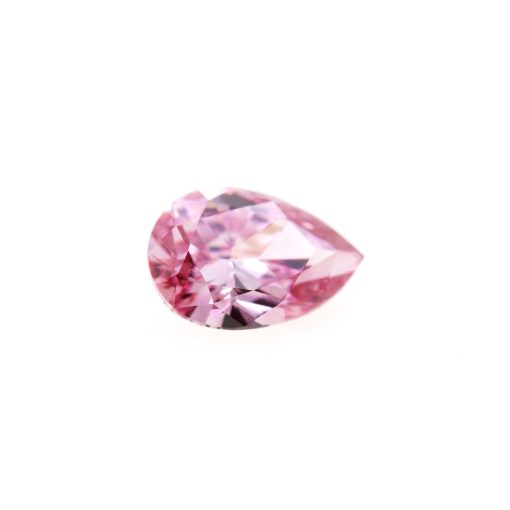 Natural Fancy Intense Pink Pear Diamond - Image 2