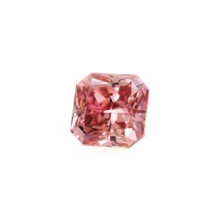 Natural Radiant Cut Pink Rose Diamond