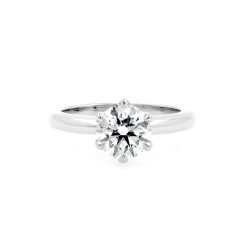 Round Solitaire Diamond Engagement Ring