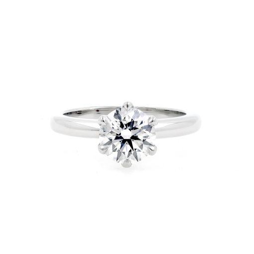 Round Solitaire Diamond Engagement Ring