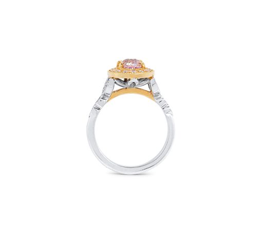 Oval Cut Pink Sapphire Ring - Image 2