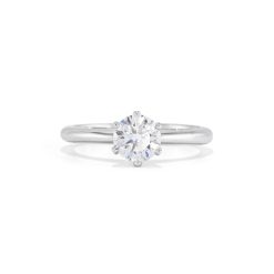 Round Brilliant Cut Solitaire Engagement Ring