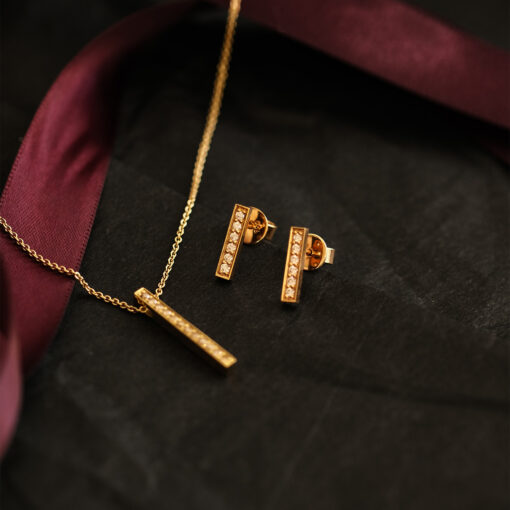 Diamond Bar Pendant - Image 2