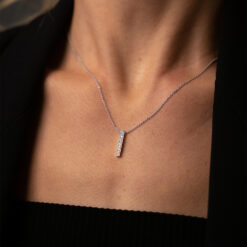 Moda Diamond Bar Pendant