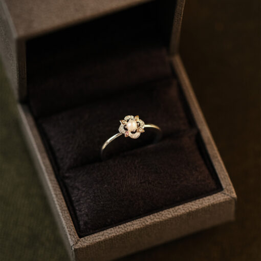 Bel Fleur Seed Pearl Ring - Image 2