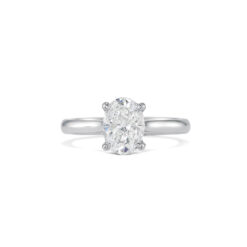 Oval Solitaire Engagement Ring