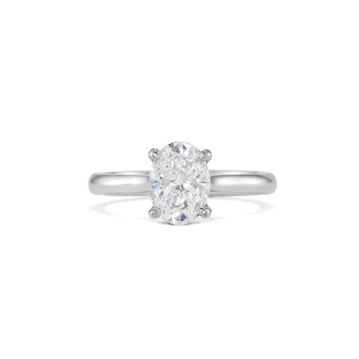 Oval Solitaire Engagement Ring