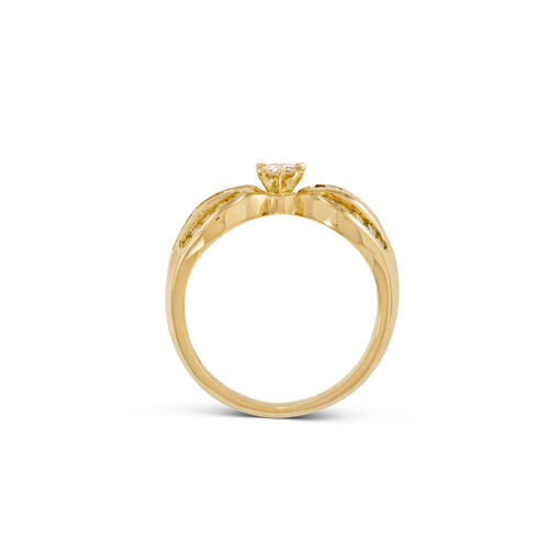 Yellow Gold Dress Ring - Image 2