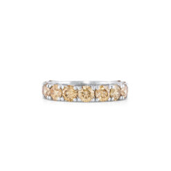 Argyle Champagne Diamond Band