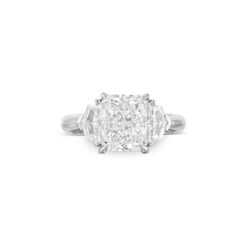 Radiant Cut with Cadillac Side Stones