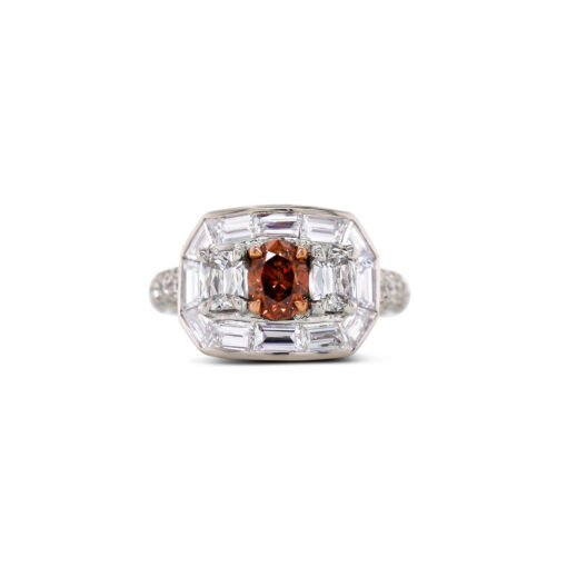 Argyle Pink Champagne Criss Cut Ring