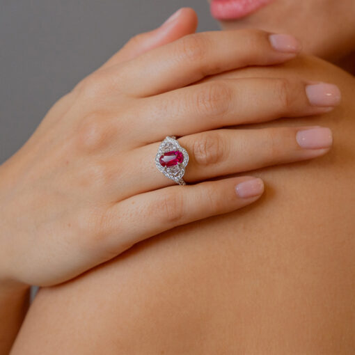 Ruby Dress Ring - Image 2